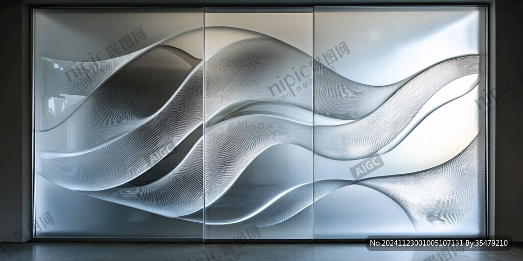 波浪造型玻璃墙