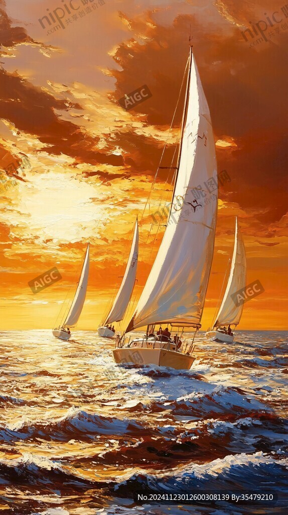 扬帆启航高清画