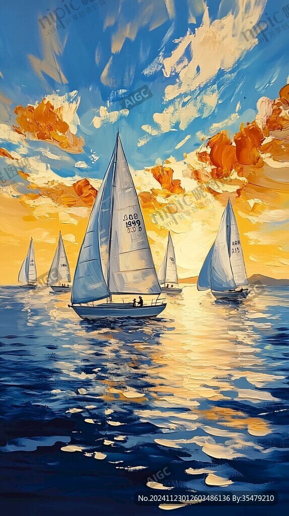 扬帆启航高清画