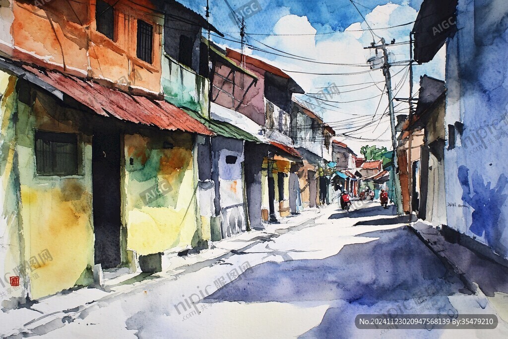 南后街水彩