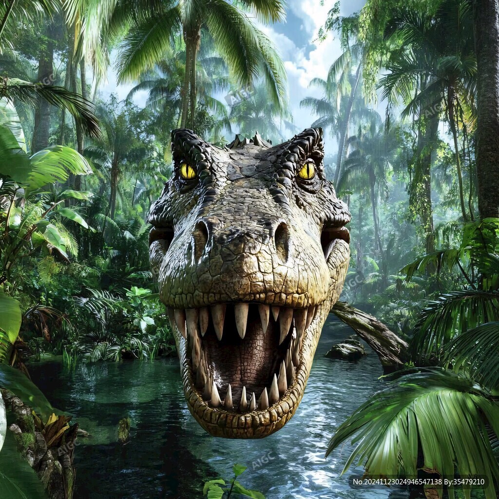 恐龙高清3d地贴