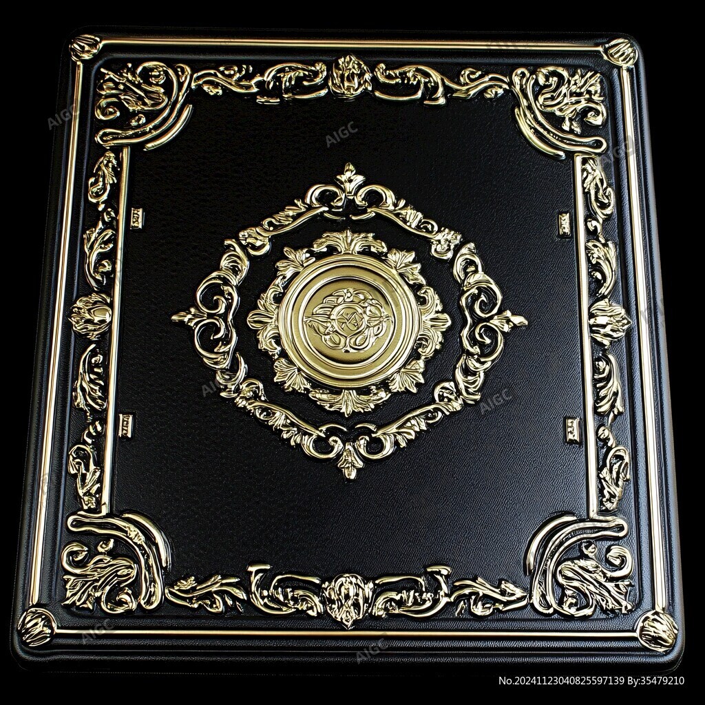 烟酒盒纹理烫金