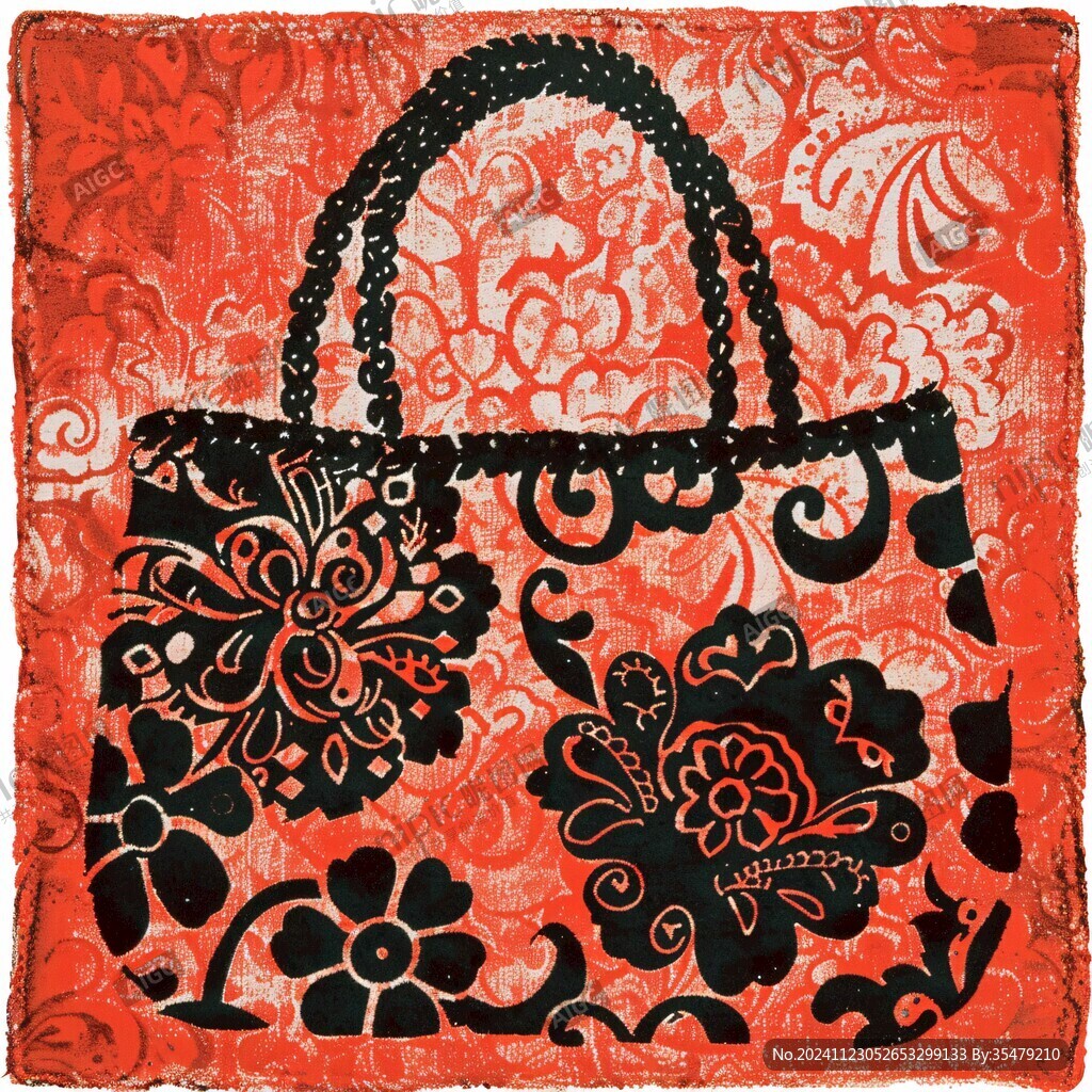 布艺服装提包蜡染