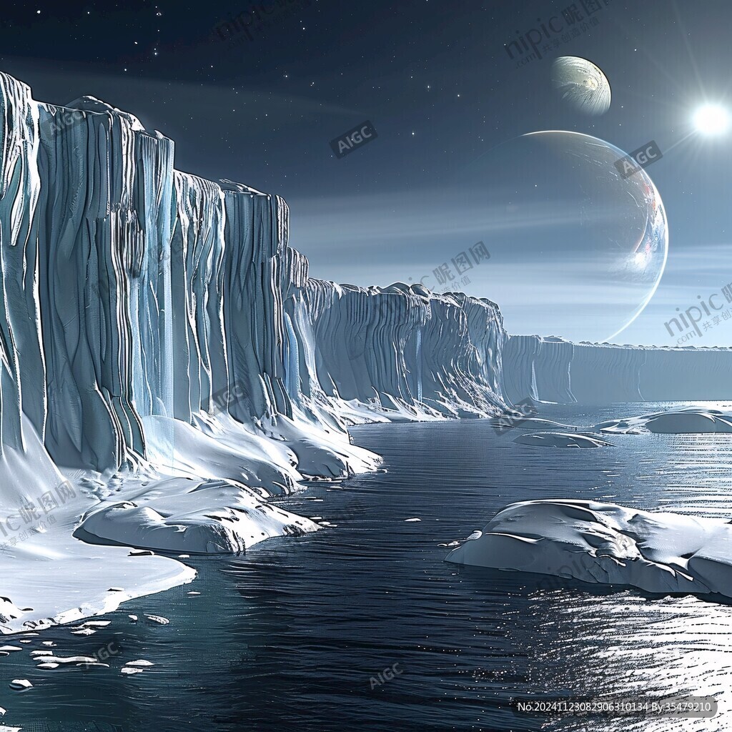 梦幻舞台背景南极冒险