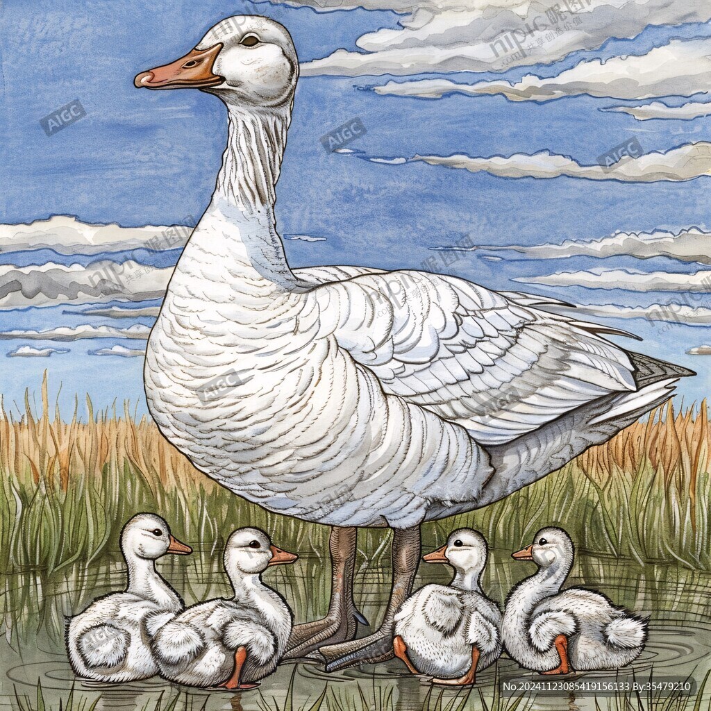 鹅装饰画