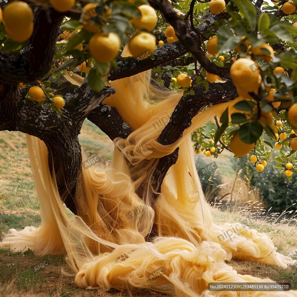 3d立体画苹果树