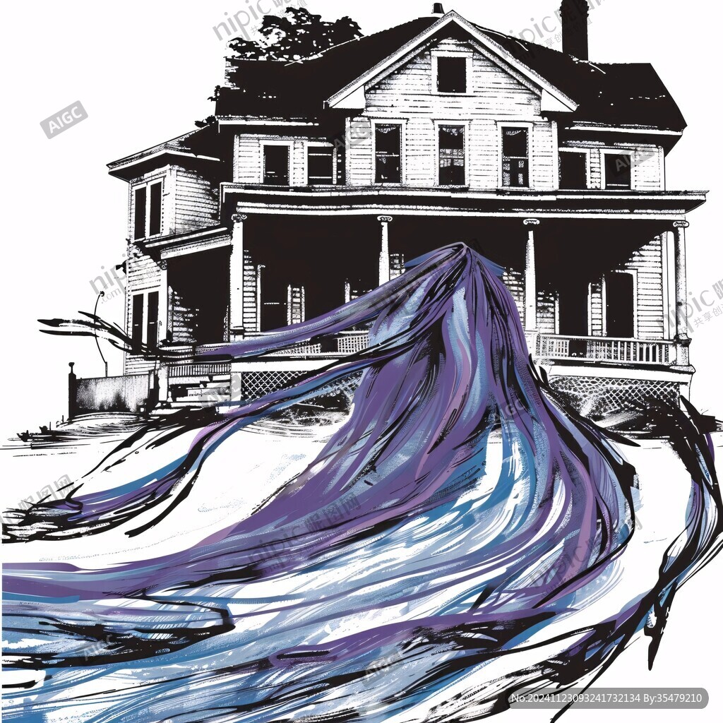 加拿大地产广告插画