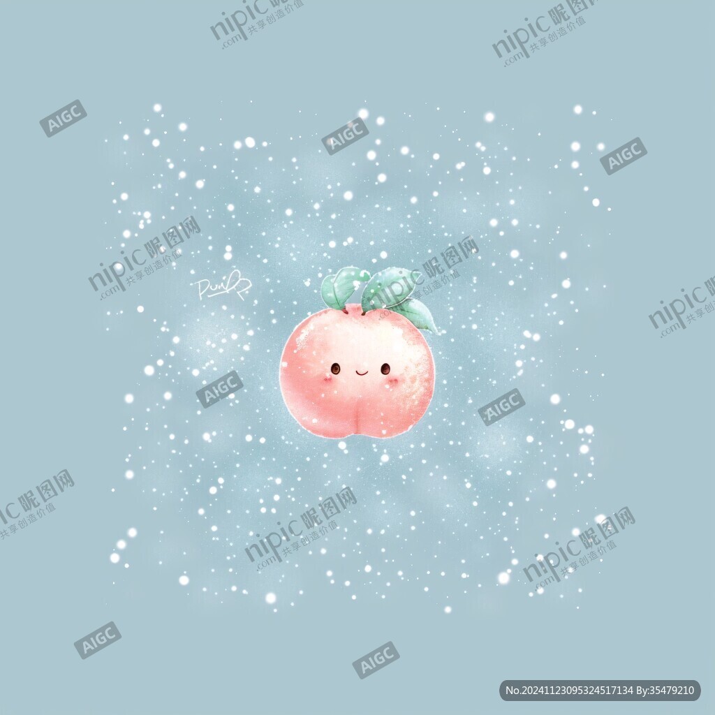 圣女果噪点插画