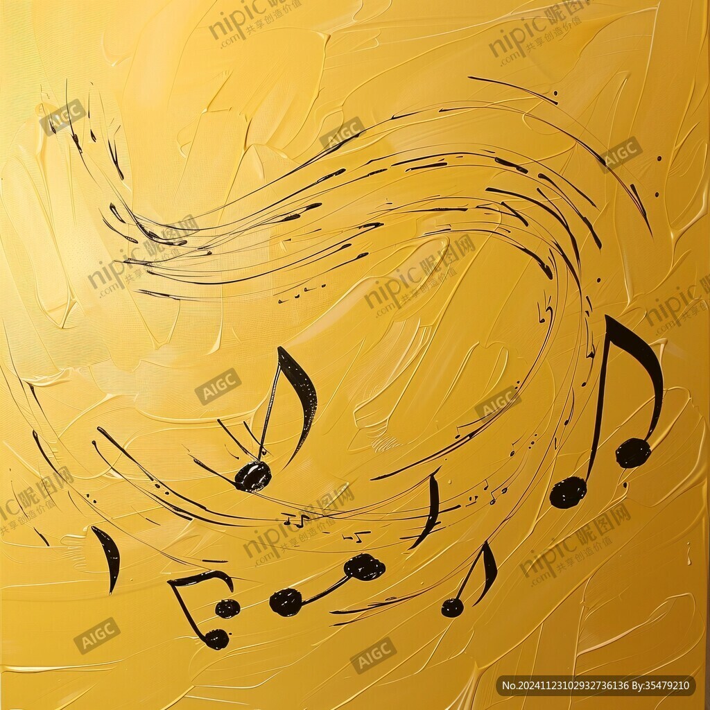 旋律背景展板文化