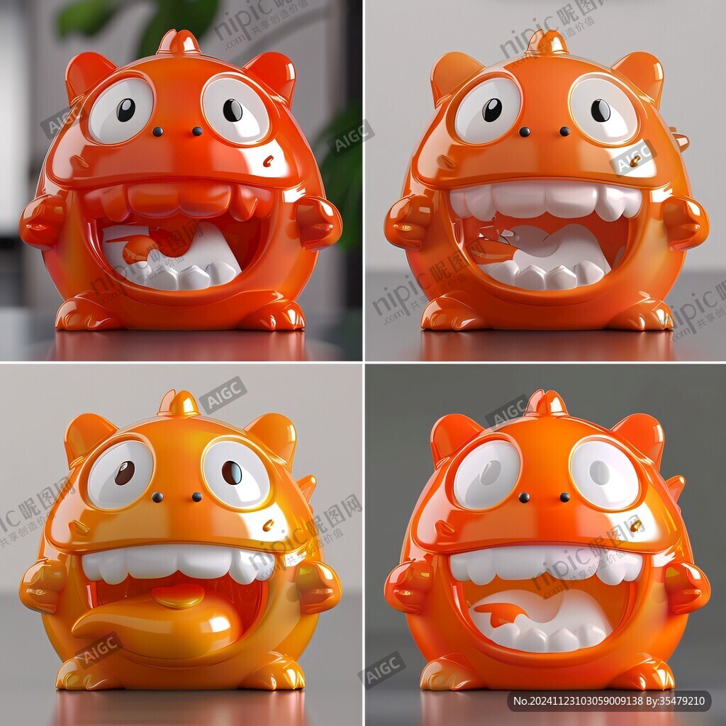 情绪拟人3d元素