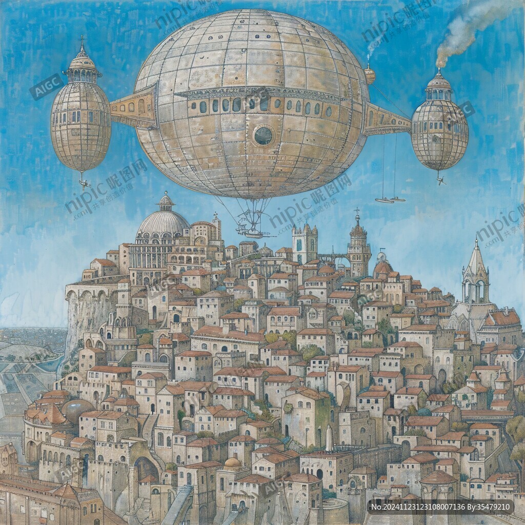 以色列水墨水彩手绘图