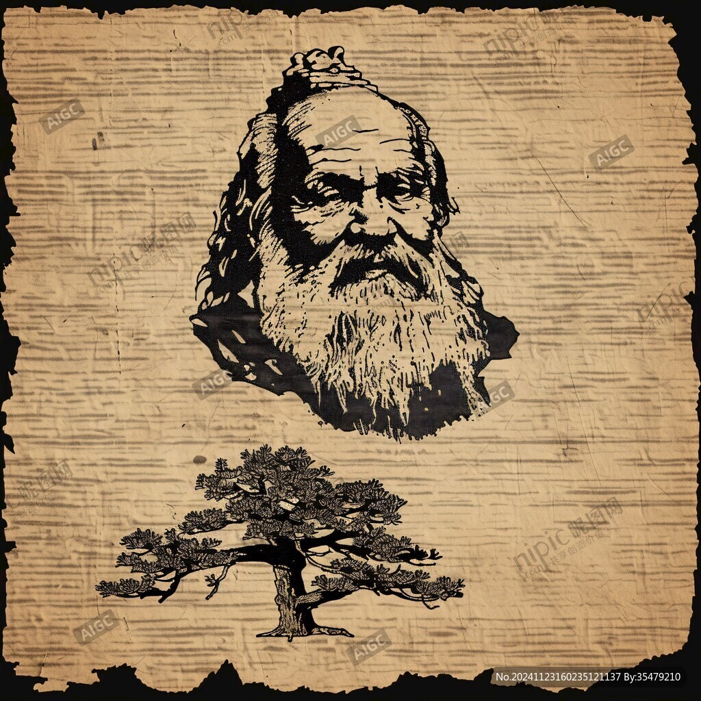 历史名人木刻像