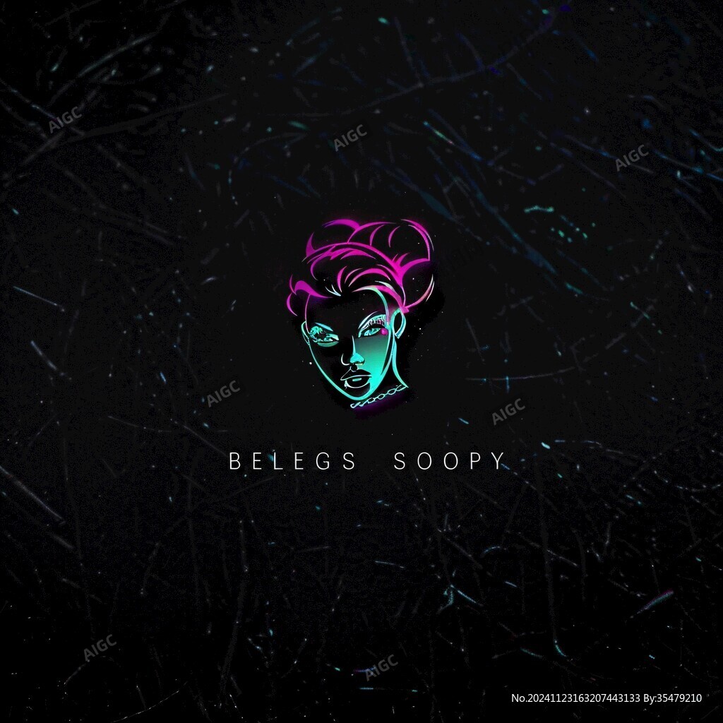 波普赛博朋克logo