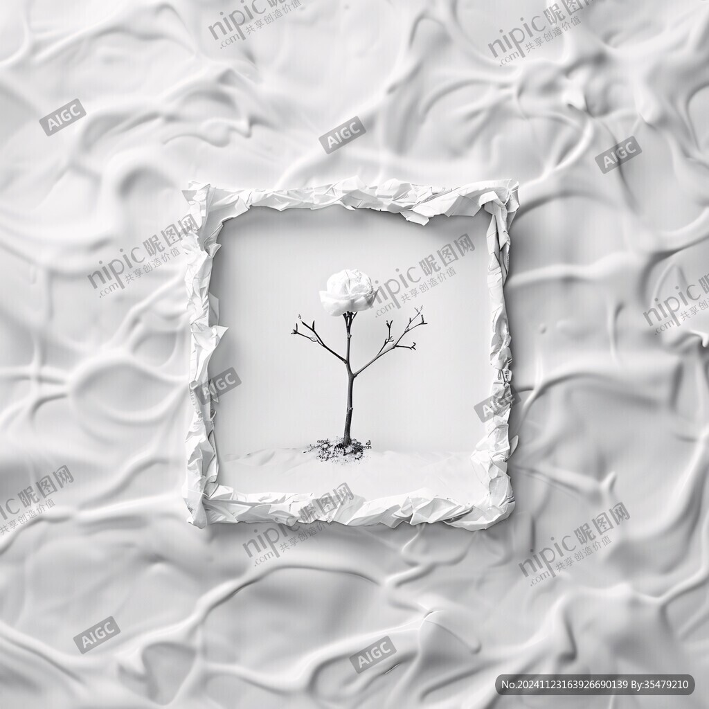 3d立体框框郁金香