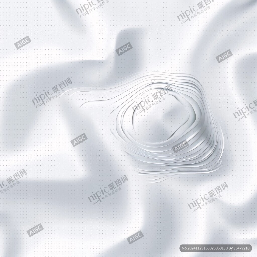 3d波浪线弧线弧形山