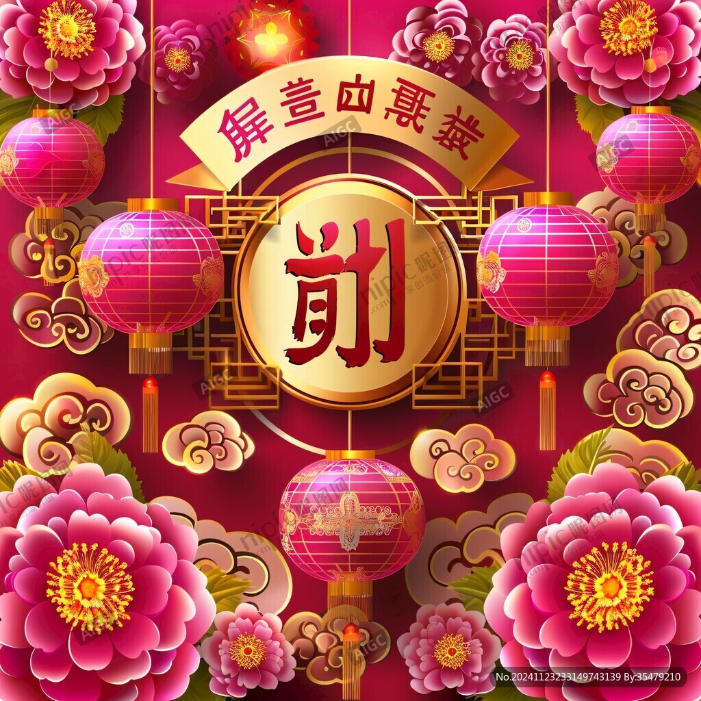 恭喜发财背景墙