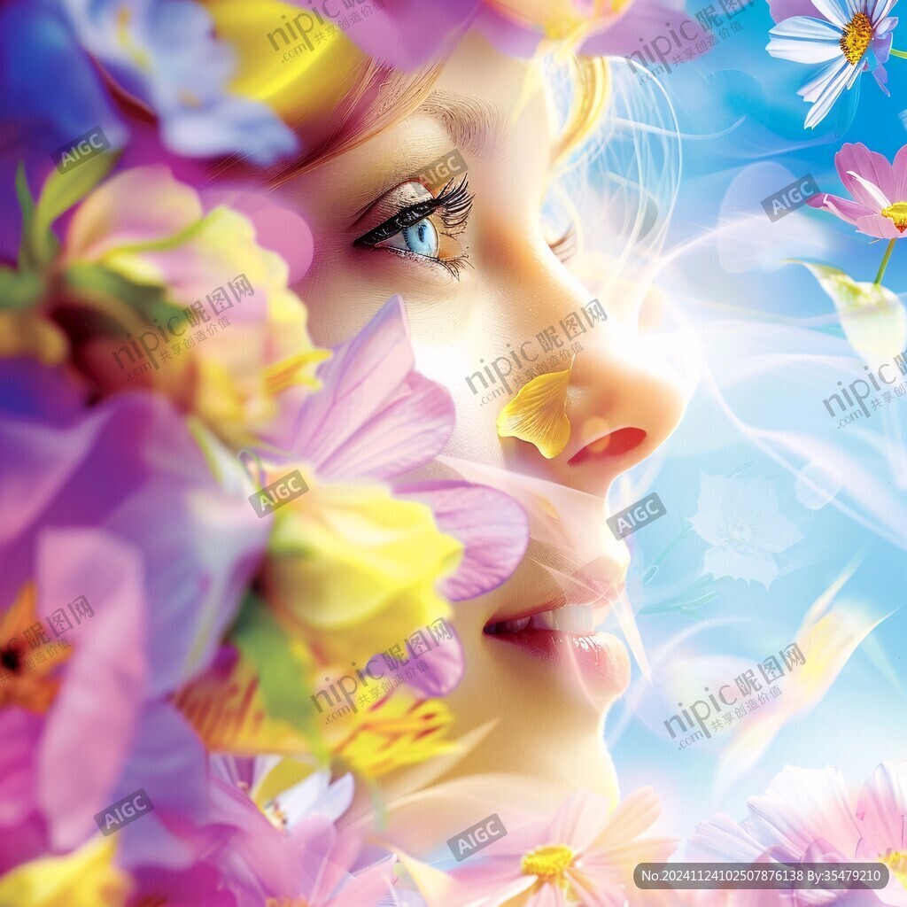 3d立体唯美花卉