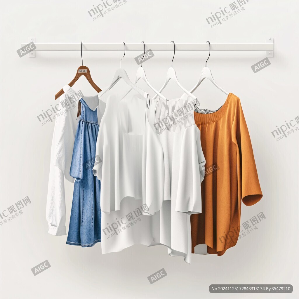 衣服挂拍高清图