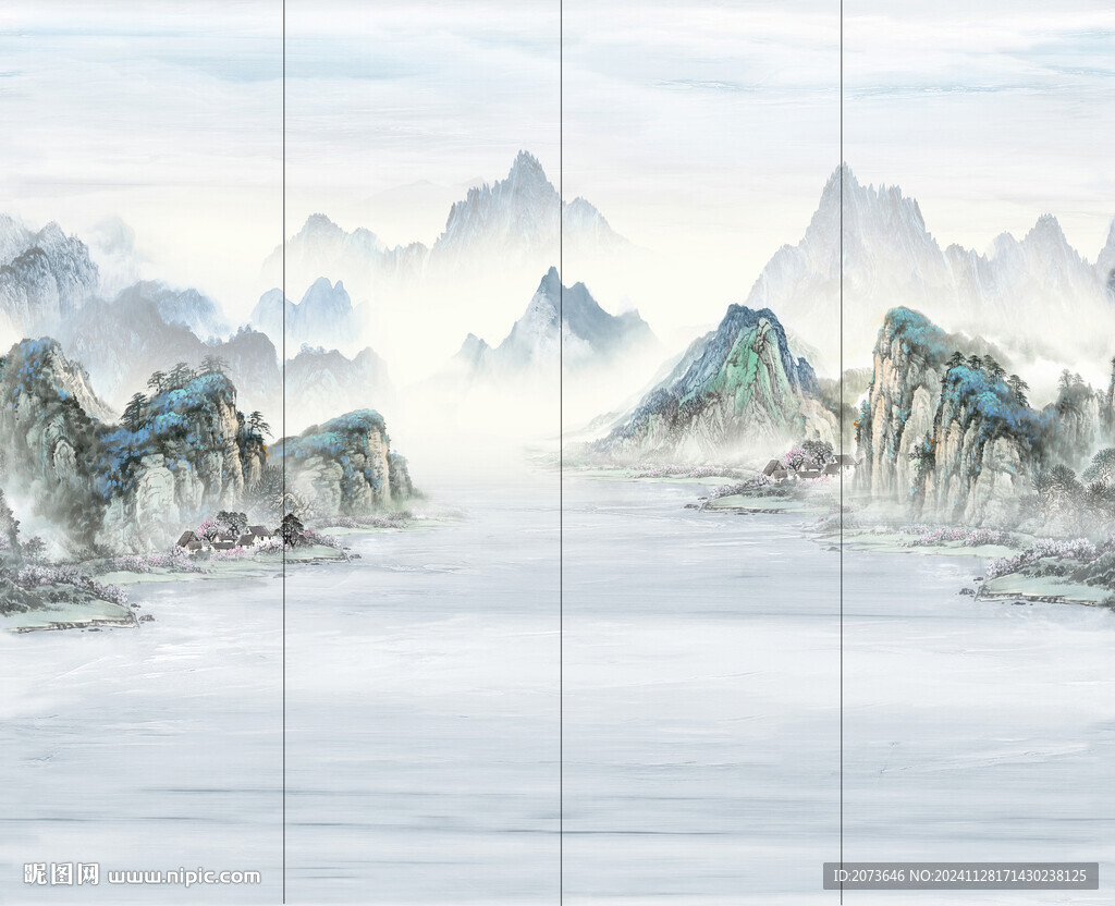 海纳百川高清岩板大理石素材