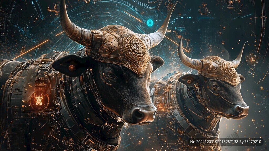 科幻风格牛