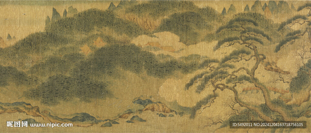 水墨山水画