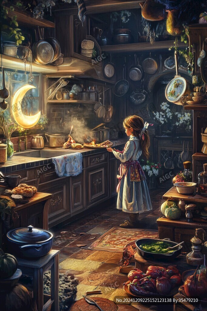 奇幻爱丽斯仙境插画