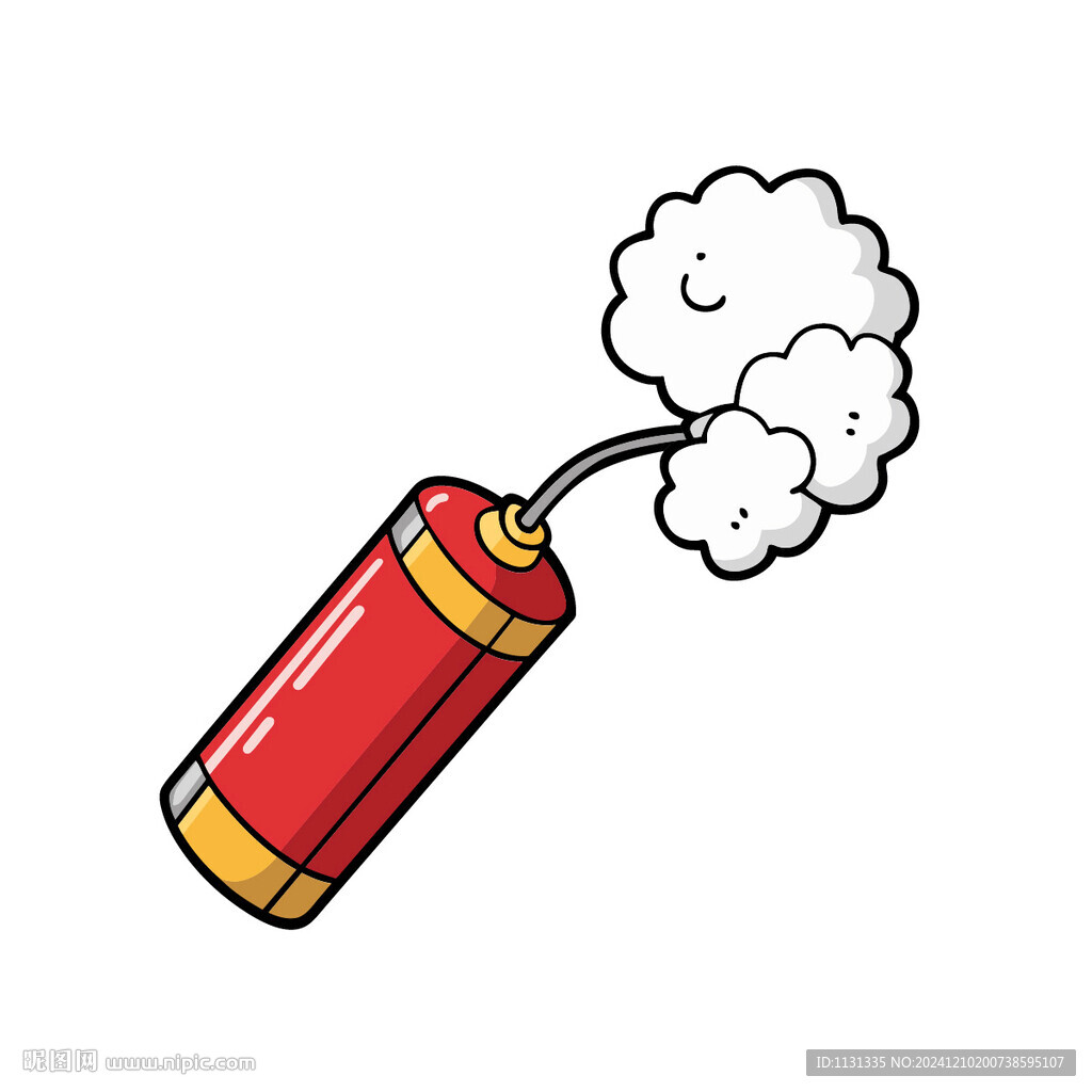 卡通简约烟花爆竹