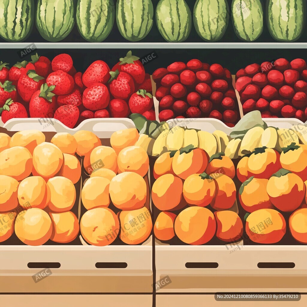 卡通水果店
