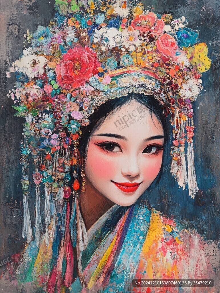 花旦插画