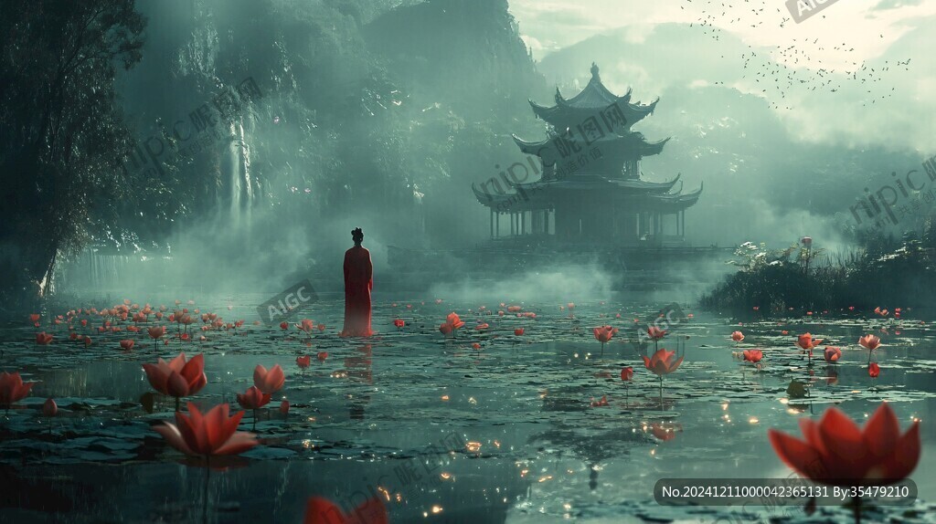 唯美意境禅意文化艺术