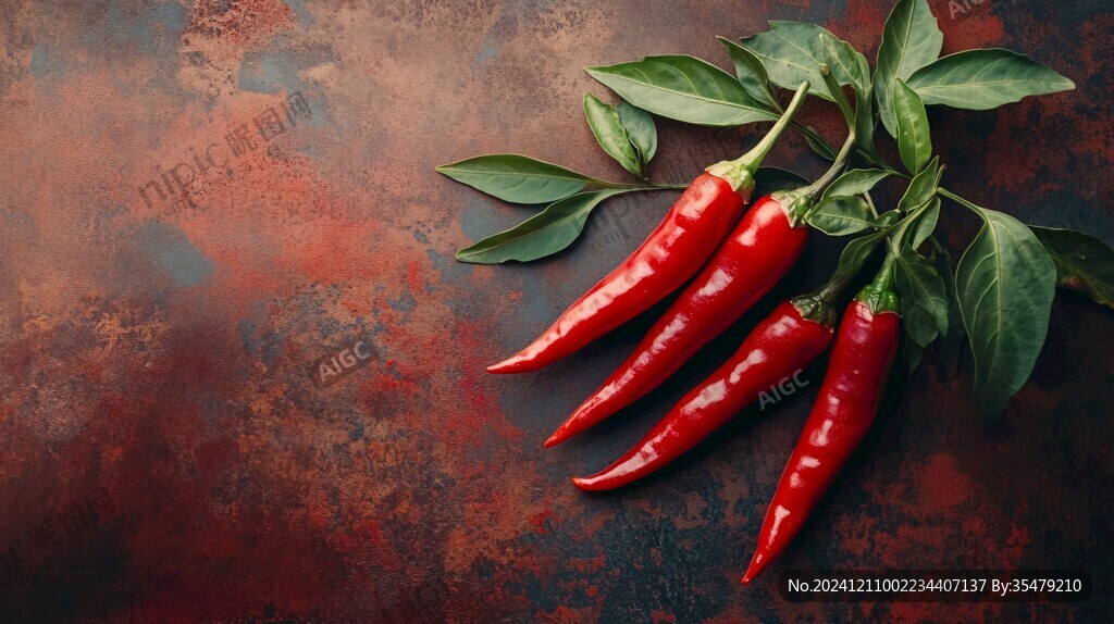 底图底色辣椒