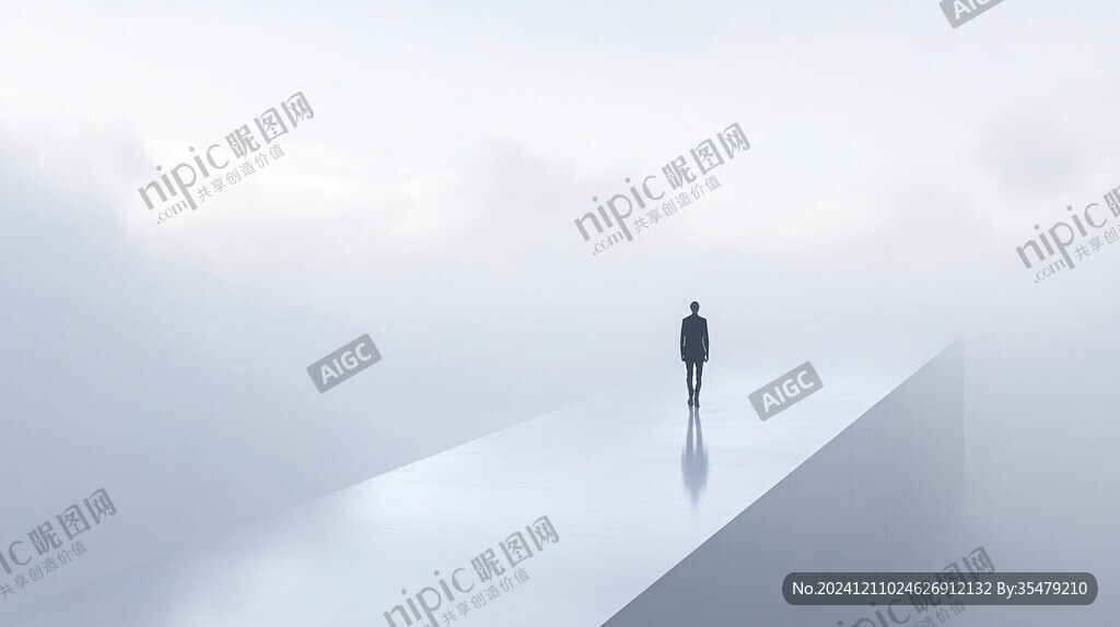 孤身一人背景素材