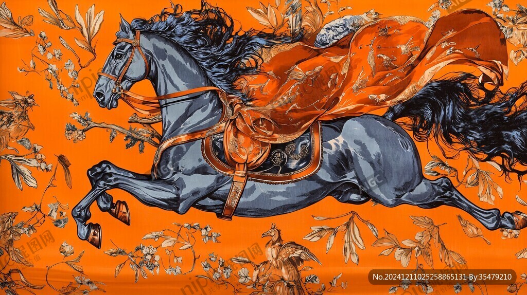 3d浮雕马装饰画