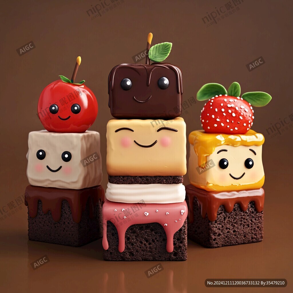 3d甜点零食
