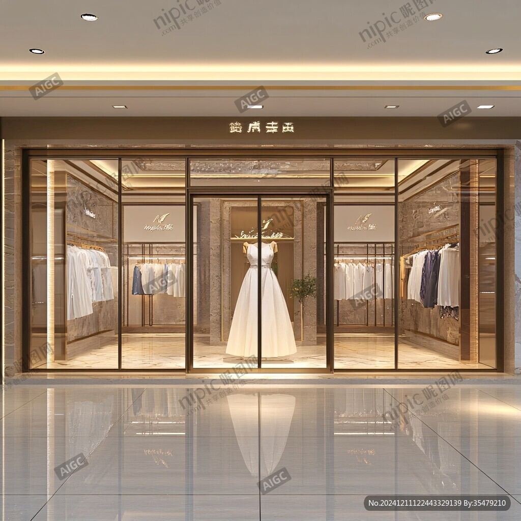 婚纱专卖店门头