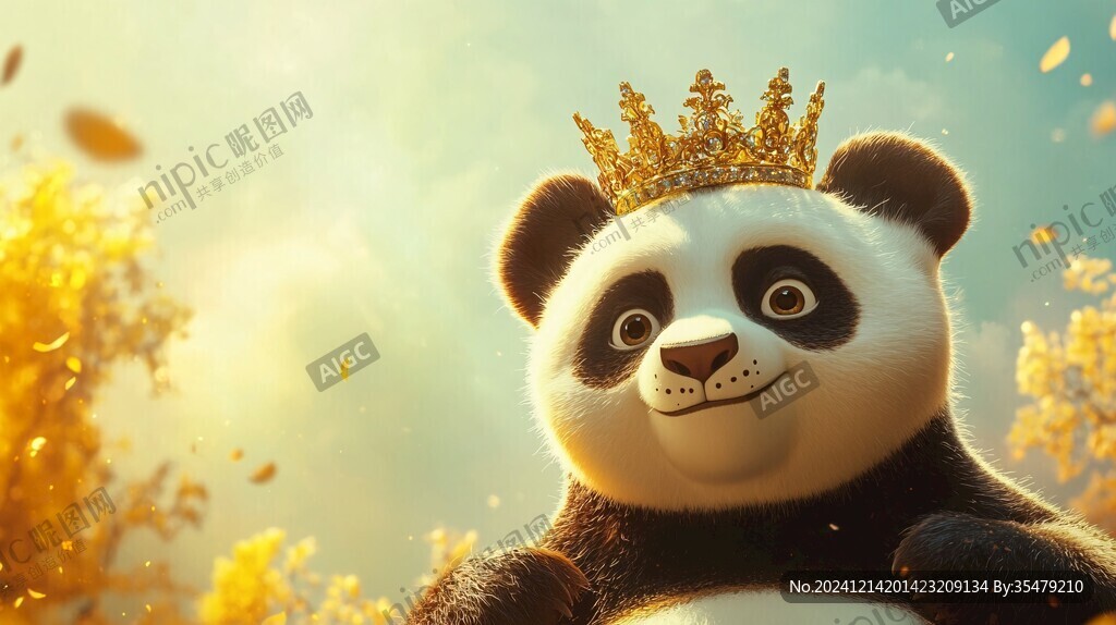 熊猫插画王者驾到
