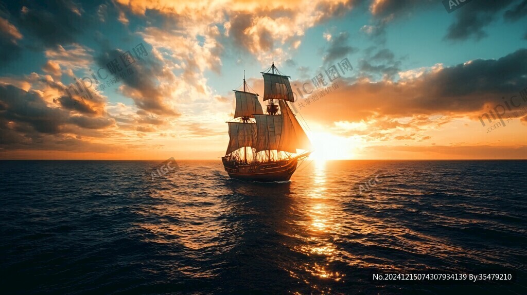 扬帆起航启航大海