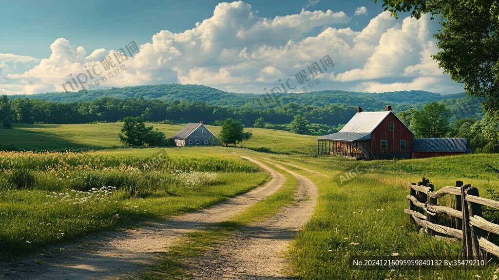 唯美农村场景