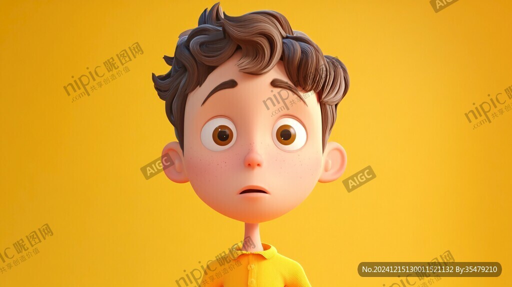 情绪拟人3d元素