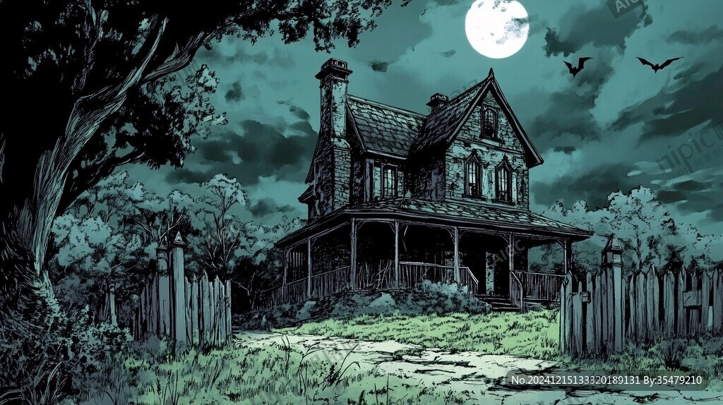 鬼屋装饰画