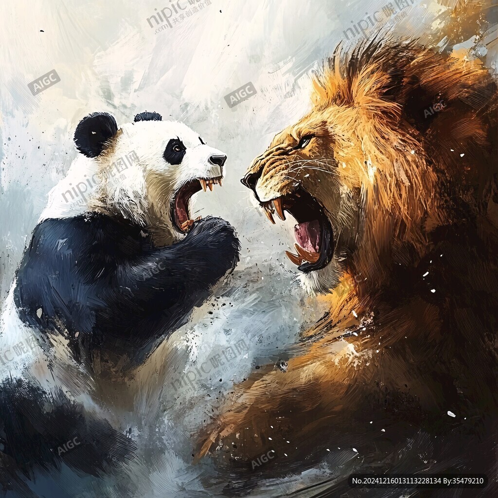 熊猫插画王者驾到