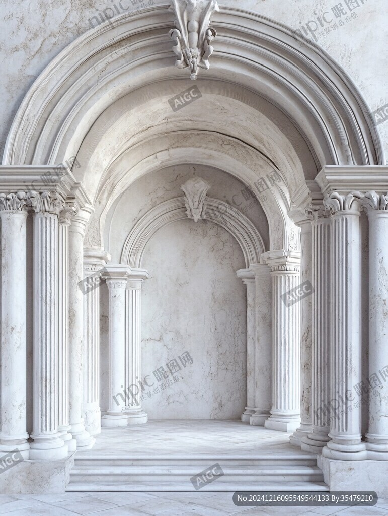 豪门罗马柱古典房地产