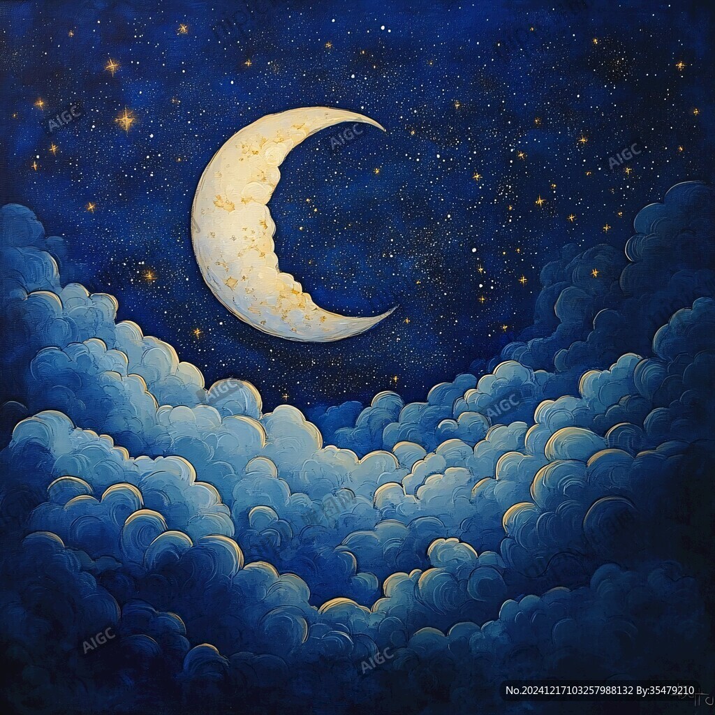 梦幻夜晚立体画