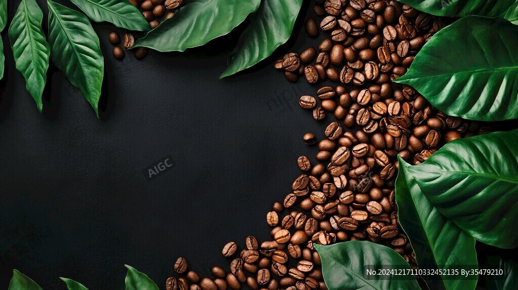 咖啡豆小绿叶