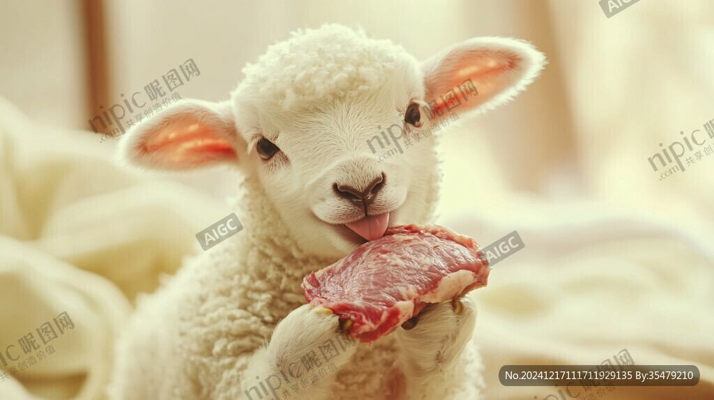 圣诞节小羊壁纸