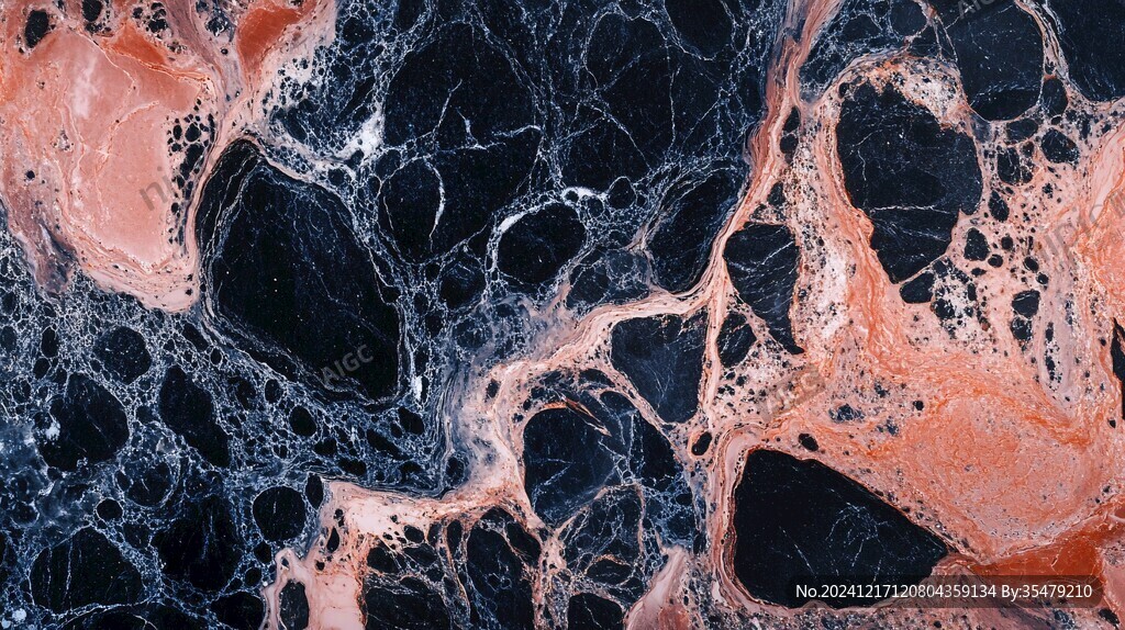 蓝色玛瑙石艺术背景