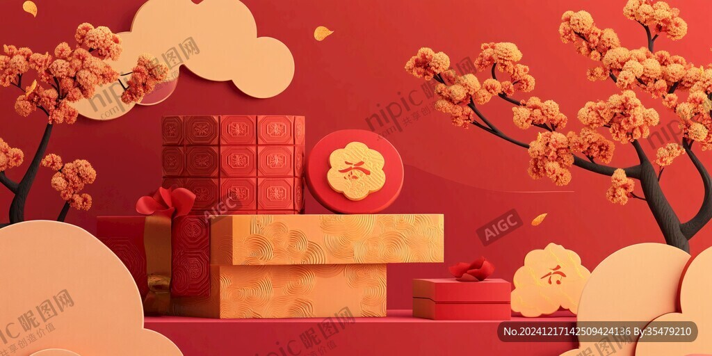 新春礼盒场景图