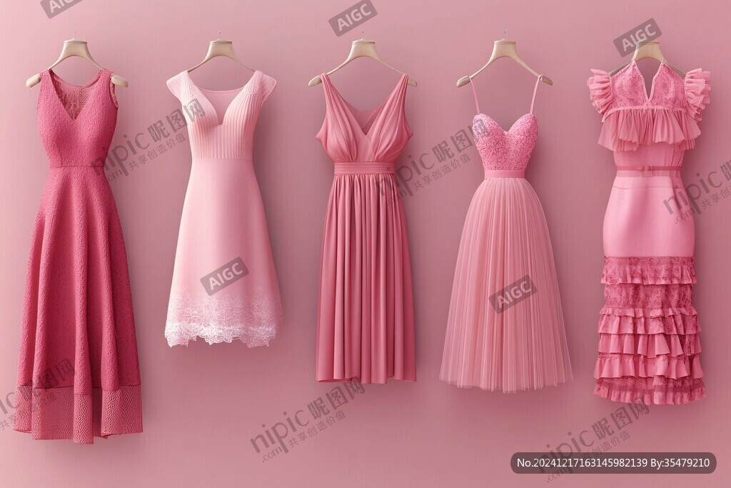 连衣裙款式图模型