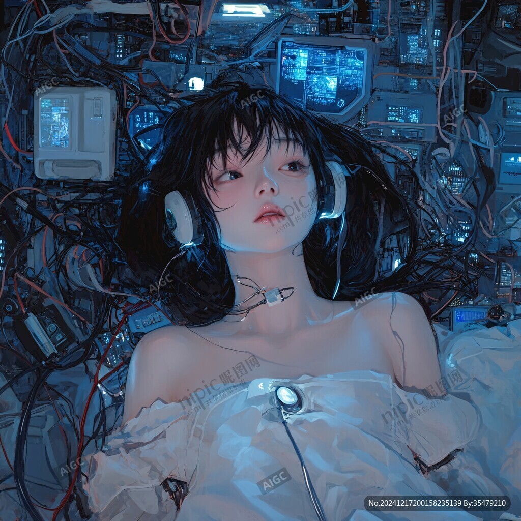 赛博朋克装饰画