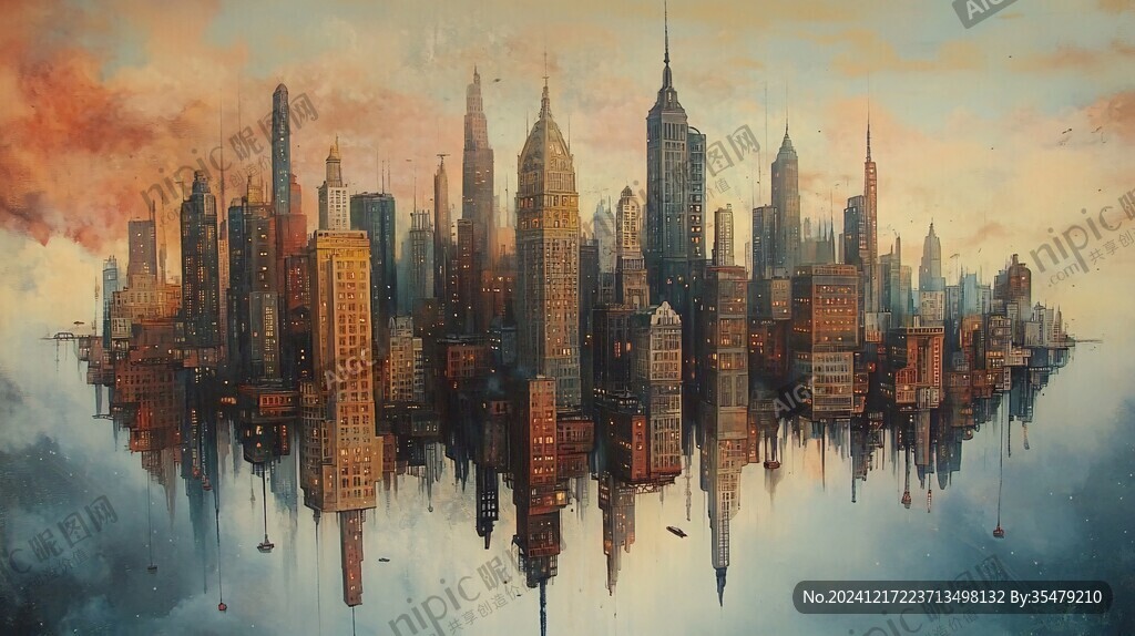 曼哈顿油画